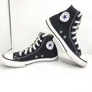 Converse Chuck Taylor All-Star High Top Sneakers Shoes Black White  Youth Size 3